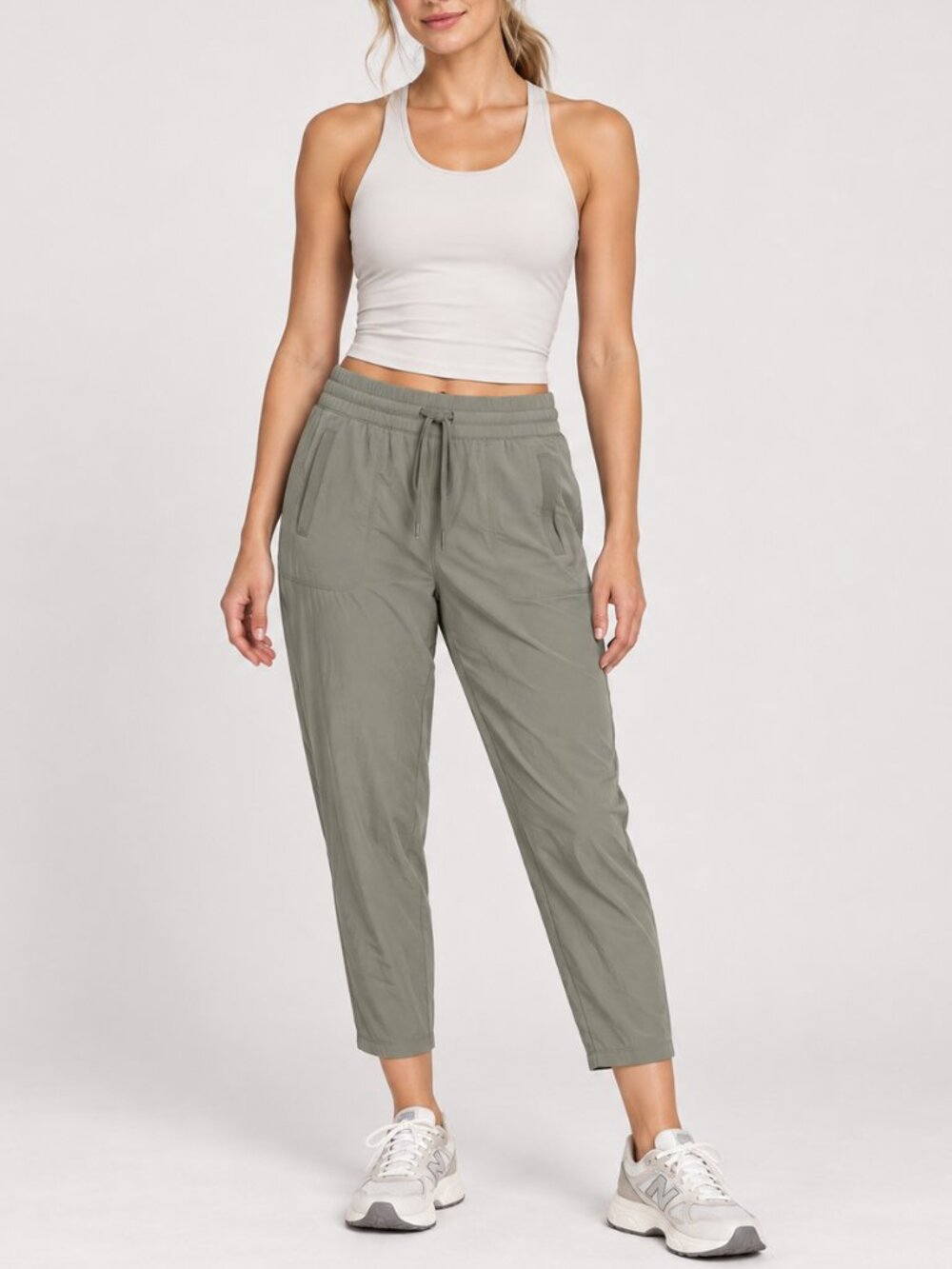 Kyodan Sage Green Pull On Tapered Active Pants Athleisure Size XL